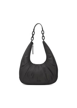Calvin Klein Torebka Soft Nylon Cres Shoulder Bag Md K60K610645 Czarny ze sklepu MODIVO w kategorii Torebki hobo - zdjęcie 168455956