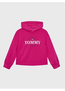 Tommy Hilfiger Bluza Foil Graphic KG0KG06954 D Różowy Regular Fit ze sklepu MODIVO w kategorii Bluzy dziewczęce - zdjęcie 168456227