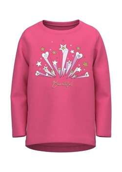 NAME IT Bluzka 13218932 Różowy Regular Fit ze sklepu MODIVO w kategorii Bluzki dziewczęce - zdjęcie 168456317