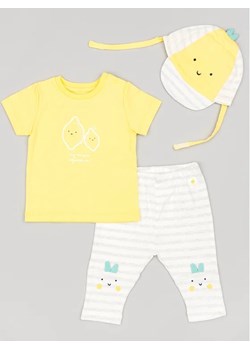 Zippy Komplet t-shirt i legginsy ZNBAP0602 23006 Żółty Regular Fit ze sklepu MODIVO w kategorii Komplety niemowlęce - zdjęcie 168457549