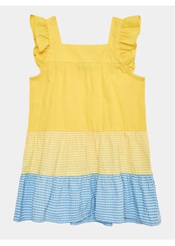 United Colors Of Benetton Sukienka codzienna 4EW7GV00U Żółty Regular Fit ze sklepu MODIVO w kategorii Sukienki dziewczęce - zdjęcie 168459246