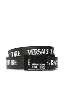 Versace Jeans Couture Pasek Męski 74YA6F50 Czarny ze sklepu MODIVO w kategorii Paski męskie - zdjęcie 168459548