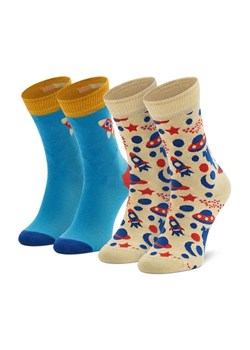 Happy Socks Skarpety Wysokie Dziecięce KISP02-2200 Kolorowy ze sklepu MODIVO w kategorii Skarpetki dziecięce - zdjęcie 168460077