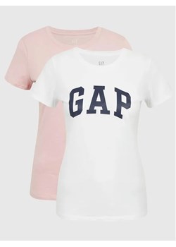 Gap Komplet 2 t-shirtów 548683-02 Różowy Regular Fit ze sklepu MODIVO w kategorii Bluzki damskie - zdjęcie 168460668
