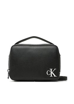 Calvin Klein Jeans Torebka Minimal Monogram Camera Bag 18 K60K610331 Czarny ze sklepu MODIVO w kategorii Listonoszki - zdjęcie 168462046
