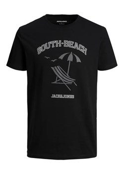 Jack&Jones T-Shirt Summer 12222921 Czarny Regular Fit ze sklepu MODIVO w kategorii T-shirty męskie - zdjęcie 168464886
