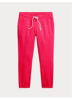 Polo Ralph Lauren Spodnie dresowe 312860018017 Różowy Regular Fit ze sklepu MODIVO w kategorii Spodnie dziewczęce - zdjęcie 168465137