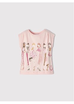 Mayoral T-Shirt 3032 Różowy Regular Fit ze sklepu MODIVO w kategorii Bluzki dziewczęce - zdjęcie 168465359