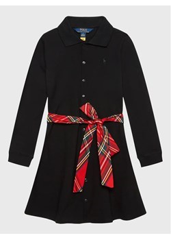 Polo Ralph Lauren Sukienka codzienna 311877971001 Czarny Regular Fit ze sklepu MODIVO w kategorii Sukienki niemowlęce - zdjęcie 168467435