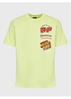 HUF T-Shirt Master Plan TS01942 Zielony Regular Fit ze sklepu MODIVO w kategorii T-shirty męskie - zdjęcie 168467609