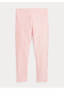 Polo Ralph Lauren Legginsy 312890292001 Różowy Slim Fit ze sklepu MODIVO w kategorii Spodnie dziewczęce - zdjęcie 168468109
