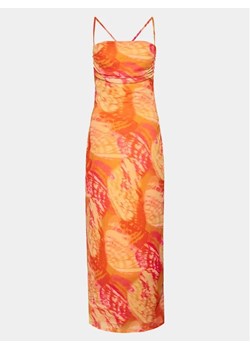 Gina Tricot Sukienka koktajlowa 20003 Pomarańczowy Regular Fit ze sklepu MODIVO w kategorii Sukienki - zdjęcie 168468797