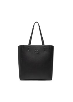 Calvin Klein Jeans Torebka Minimal Monogram Shopper32 K60K609292 Czarny ze sklepu MODIVO w kategorii Torby Shopper bag - zdjęcie 168469548