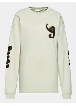 Grimey Longsleeve GLS153 Biały Urban Fit ze sklepu MODIVO w kategorii Bluzy damskie - zdjęcie 168469618
