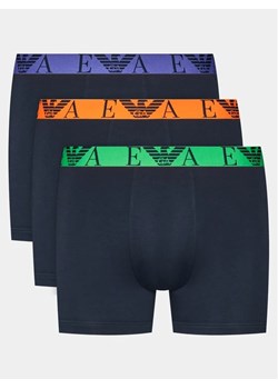 Emporio Armani Underwear Komplet 3 par bokserek 111473 4R715 70435 Granatowy ze sklepu MODIVO w kategorii Majtki męskie - zdjęcie 168470057