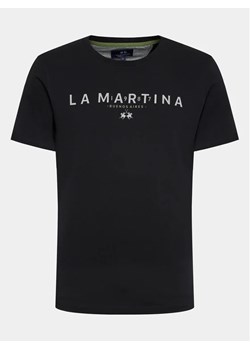 La Martina T-Shirt WMR005 JS206 Czarny Regular Fit ze sklepu MODIVO w kategorii T-shirty męskie - zdjęcie 168470559