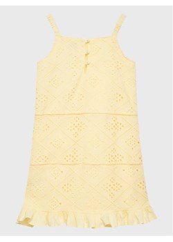 Guess Sukienka letnia J3GK23 WFGJ0 Żółty Regular Fit ze sklepu MODIVO w kategorii Sukienki dziewczęce - zdjęcie 168471498