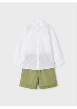 Mayoral Komplet koszula i szorty materiałowe 3242 Kolorowy Regular Fit ze sklepu MODIVO w kategorii Komplety chłopięce - zdjęcie 168471536