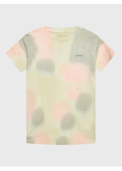 Guess T-Shirt L3GI11 K8HM3 Szary Regular Fit ze sklepu MODIVO w kategorii Bluzki dziewczęce - zdjęcie 168473807