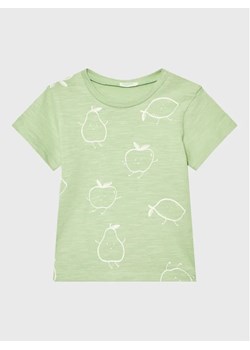United Colors Of Benetton T-Shirt 3F93A102L Zielony Relaxed Fit ze sklepu MODIVO w kategorii Koszulki niemowlęce - zdjęcie 168474889