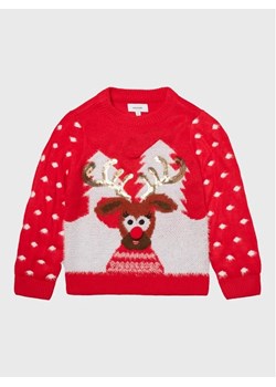 Vero Moda Girl Sweter Rudy 10272446 Czerwony Regular Fit ze sklepu MODIVO w kategorii Swetry dziewczęce - zdjęcie 168475836