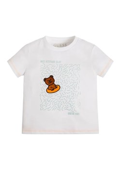 Guess T-Shirt N3GI20 K8HM3 Biały Regular Fit ze sklepu MODIVO w kategorii Koszulki niemowlęce - zdjęcie 168476058