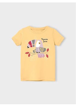 NAME IT T-Shirt 13202932 Żółty Regular Fit ze sklepu MODIVO w kategorii Bluzki dziewczęce - zdjęcie 168479216