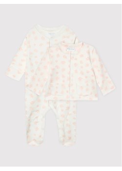 Lauren Ralph Lauren Komplet dziecięcy 320863222002 Biały Regular Fit ze sklepu MODIVO w kategorii Komplety niemowlęce - zdjęcie 168480526