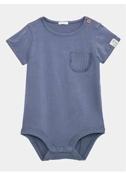 United Colors Of Benetton Body dziecięce 3P4ZAB00B Niebieski Regular Fit ze sklepu MODIVO w kategorii Body niemowlęce - zdjęcie 168481418