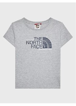The North Face T-Shirt Graphic NF0A7X5B Szary Regular Fit ze sklepu MODIVO w kategorii T-shirty chłopięce - zdjęcie 168482356