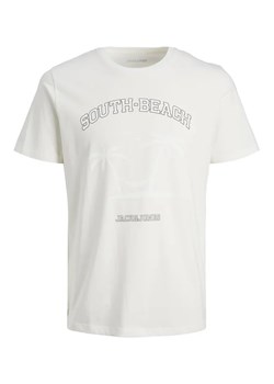 Jack&Jones T-Shirt Summer 12222921 Biały Regular Fit ze sklepu MODIVO w kategorii T-shirty męskie - zdjęcie 168482485