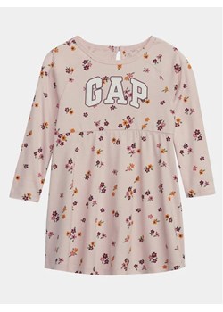 Gap Sukienka codzienna 794904-01 Różowy Regular Fit ze sklepu MODIVO w kategorii Sukienki dziewczęce - zdjęcie 168482728