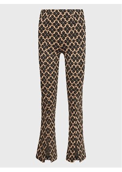NKN Nekane Spodnie materiałowe RA.LUPA Brązowy Slim Fit ze sklepu MODIVO w kategorii Spodnie damskie - zdjęcie 168483966