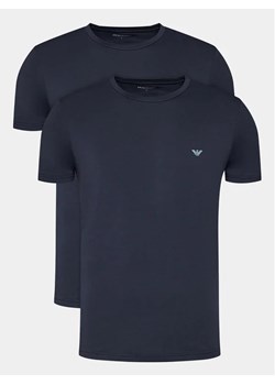 Emporio Armani Underwear Komplet 2 t-shirtów 111267 4R722 70835 Granatowy Regular Fit ze sklepu MODIVO w kategorii T-shirty męskie - zdjęcie 168484109