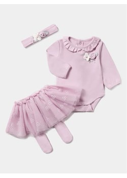 Mayoral Komplet body i spódnica 2.848 Fioletowy Regular Fit ze sklepu MODIVO w kategorii Komplety niemowlęce - zdjęcie 168485638