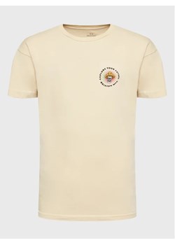 Brixton T-Shirt Future 16853 Beżowy Relaxed Fit ze sklepu MODIVO w kategorii T-shirty męskie - zdjęcie 168487359