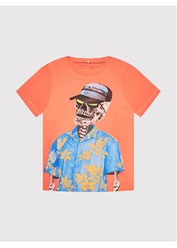 NAME IT T-Shirt 13202094 Pomarańczowy Regular Fit ze sklepu MODIVO w kategorii T-shirty chłopięce - zdjęcie 168487886