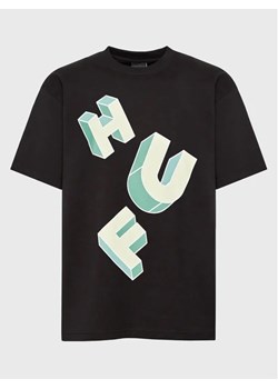 HUF T-Shirt Abecedarian TS01949 Czarny Regular Fit ze sklepu MODIVO w kategorii T-shirty męskie - zdjęcie 168488016