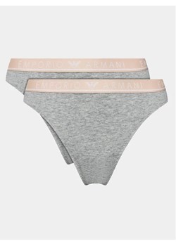 Emporio Armani Underwear Komplet 2 par fig 163337 3F227 00948 Szary ze sklepu MODIVO w kategorii Majtki damskie - zdjęcie 168488079