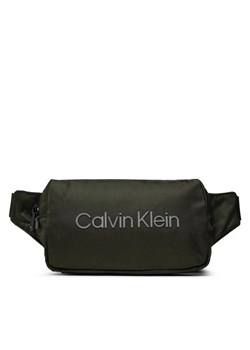 Calvin Klein Saszetka nerka Ck Must T Waistbag Rtw K50K510005 Zielony ze sklepu MODIVO w kategorii Nerki - zdjęcie 168489075