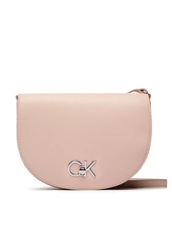 Calvin Klein Torebka Re-Lock Saddle Bag K60K609871 Różowy ze sklepu MODIVO w kategorii Listonoszki - zdjęcie 168489569