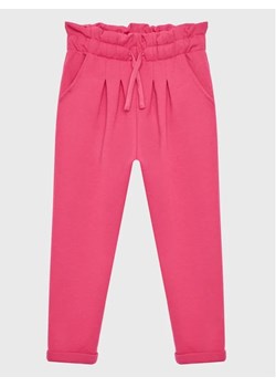 United Colors Of Benetton Spodnie dresowe 3JLXCF025 Różowy Regular Fit ze sklepu MODIVO w kategorii Spodnie dziewczęce - zdjęcie 168490347