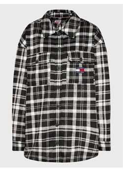 Tommy Jeans Curve Koszula Check DW0DW15123 Czarny Relaxed Fit ze sklepu MODIVO w kategorii Koszule damskie - zdjęcie 168490795