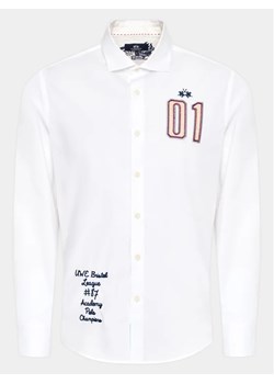 La Martina Koszula WMC300 PP483 Biały Regular Fit ze sklepu MODIVO w kategorii Koszule męskie - zdjęcie 168491038