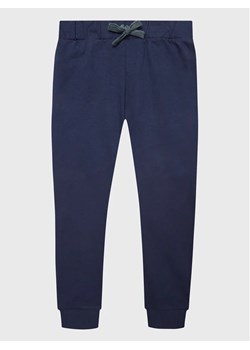 United Colors Of Benetton Spodnie dresowe 3BC1GF01P Granatowy Regular Fit ze sklepu MODIVO w kategorii Spodnie i półśpiochy - zdjęcie 168491107