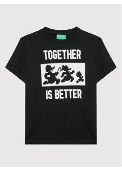 United Colors Of Benetton T-Shirt DISNEY 3096C1059 Czarny Regular Fit ze sklepu MODIVO w kategorii T-shirty chłopięce - zdjęcie 168491766
