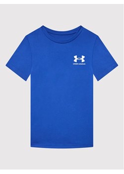 Under Armour T-Shirt Sportstyle Left Chest 1363280 Niebieski Loose Fit ze sklepu MODIVO w kategorii T-shirty chłopięce - zdjęcie 168492089