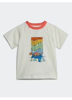 adidas T-Shirt Graphic Print T-Shirt IB8607 Biały Regular Fit ze sklepu MODIVO w kategorii Koszulki niemowlęce - zdjęcie 168492355