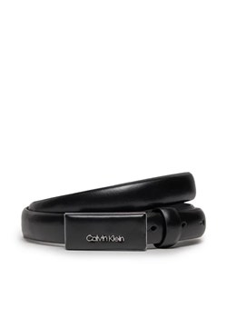 Calvin Klein Pasek Damski Ck Must Covered Buckle Belt 2.0 K60K611997 Czarny ze sklepu MODIVO w kategorii Paski damskie - zdjęcie 168493008