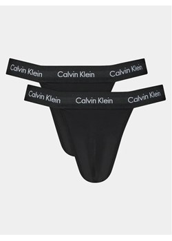 Calvin Klein Underwear Komplet 2 par stringów 000NB2208A Czarny Regular Fit ze sklepu MODIVO w kategorii Majtki męskie - zdjęcie 168493098